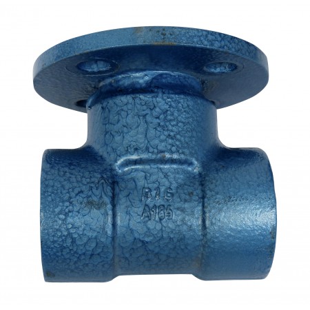 Grit valve lower flange